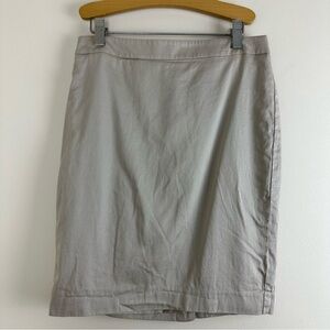Crema taupe color pencil mini skirt size O petite